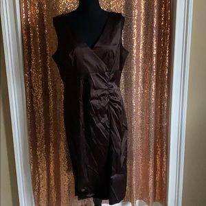 Sz 16 Dress Espresso Brown
